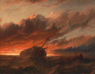 Schipbreuk door Francis Danby